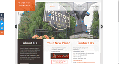 Desktop Screenshot of prestonhillshoa.com